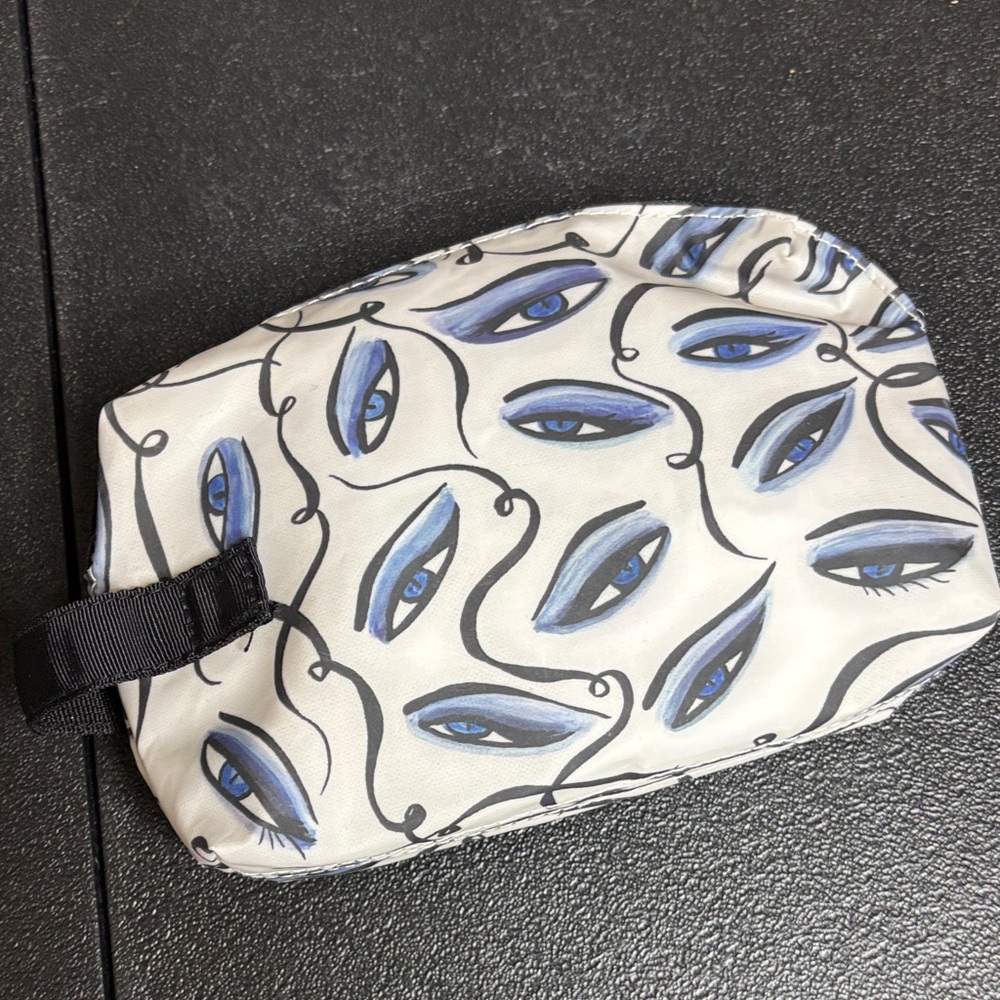 Mac Cosmetics Eye Pattern Cosmetic Bag Travel Makeup
